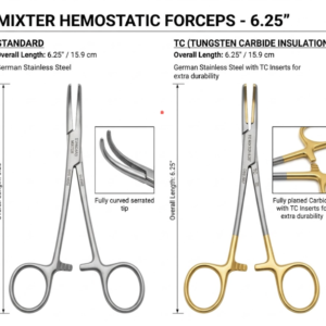 mixter hemostatic forceps 6.25"